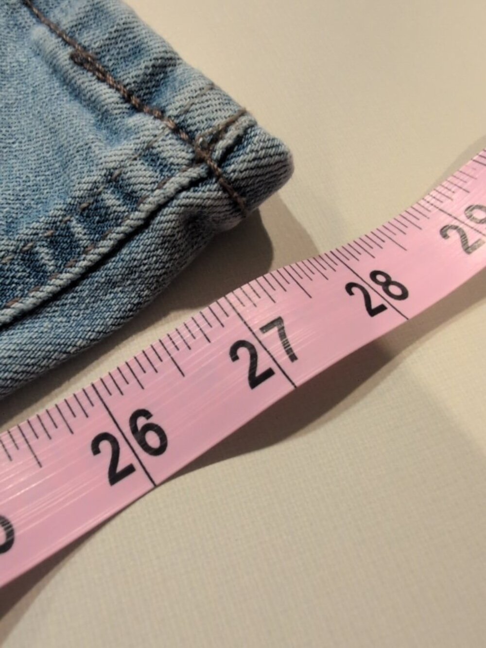 Lee Pants Women's 32x27 Light Blue Straight Leg Jeans Solid Pocketed - Picture 12 of 12